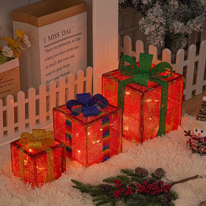 LED Luminous Christmas Gift Box