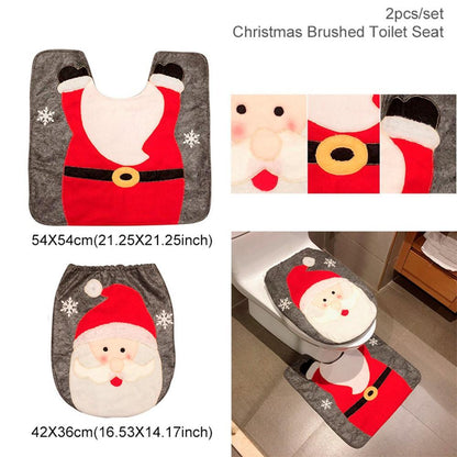 Festive Santa Bathroom Set