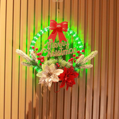 Luminous Christmas Door Garland