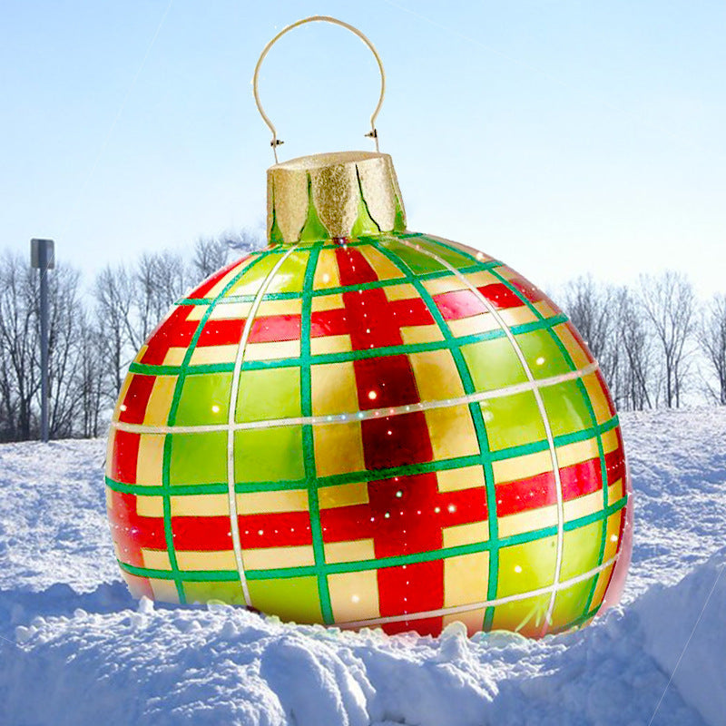 Big Inflatable Christmas Ornament Ball