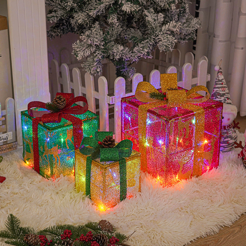 LED Luminous Christmas Gift Box