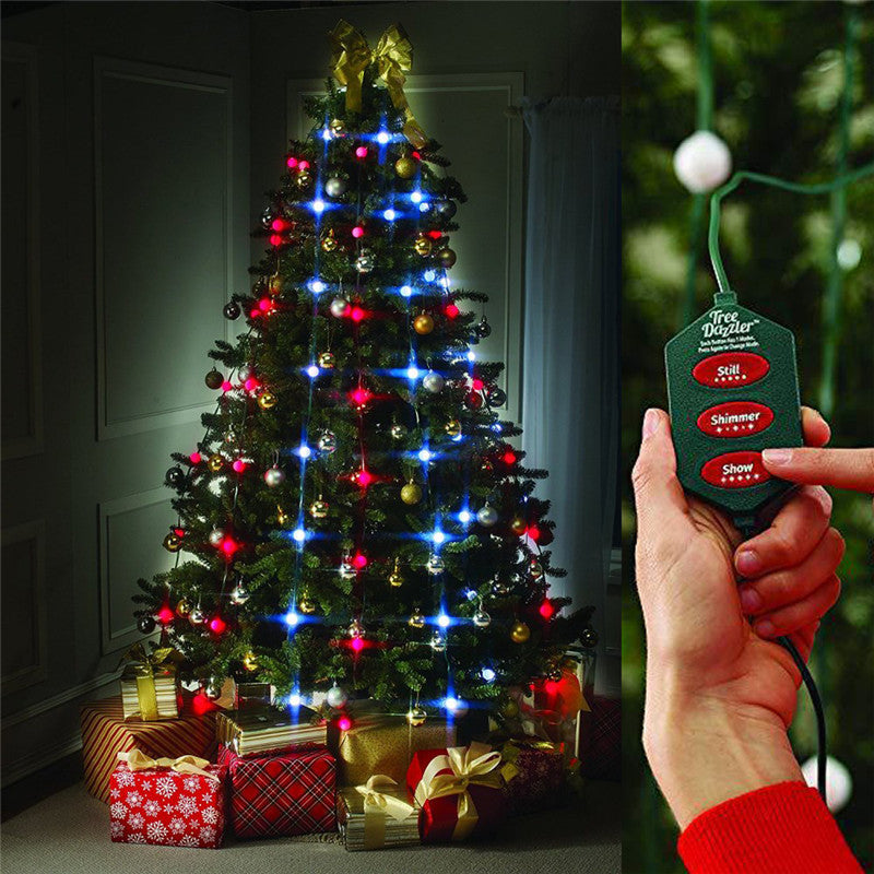 Christmas Tree LED Lights - Dimmable & Color Changing